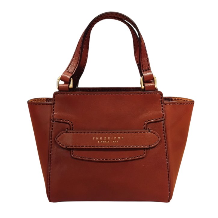 the bridge Handtasche Rindleder braun